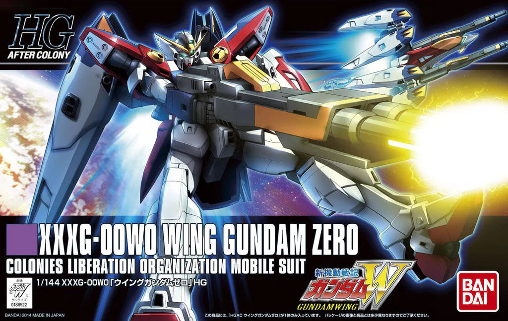 Bandai 1/144 HG XXXG-OOWO Wing Gundam Zero Colonies Liberation Organization Mobile Suit (Restocking)